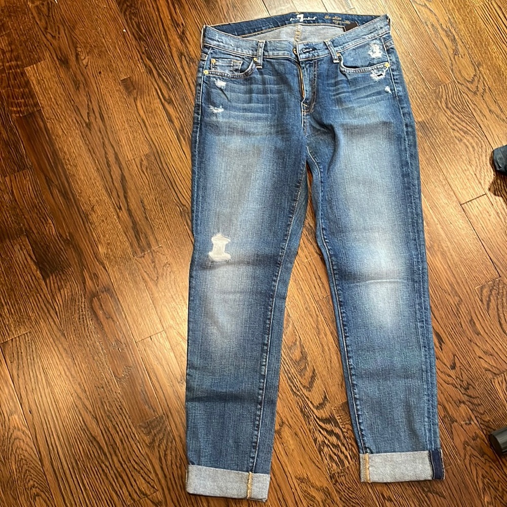 7 for all mankind jeans/the slim cigarette